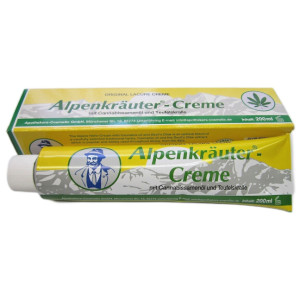 ALPENKRÄUTER Creme Lacure m.Cannabisöl u.Teufelskr